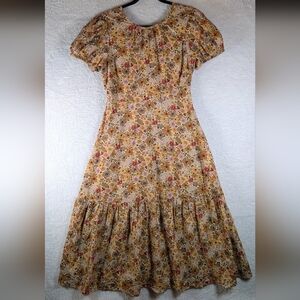 Madewell Multicolor Floral Midi Dress